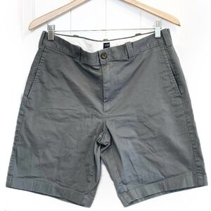 JCrew Grey Size 32 “9 Inseam Stretch Chino Shorts